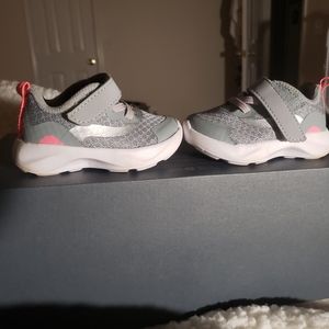 Athletic Works toddler size 3 pink and gray tennis shoe